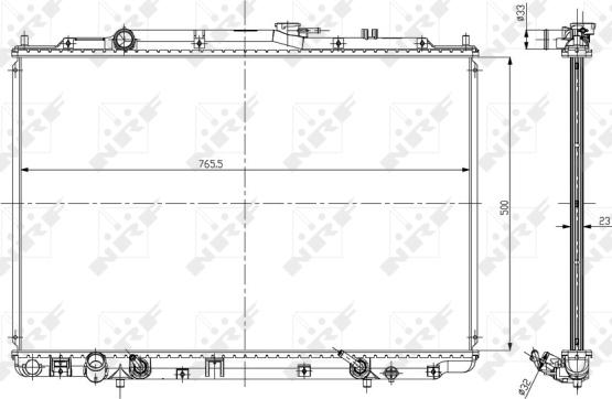 Wilmink Group WG1723008 - Радиатор, охлаждение двигателя autospares.lv