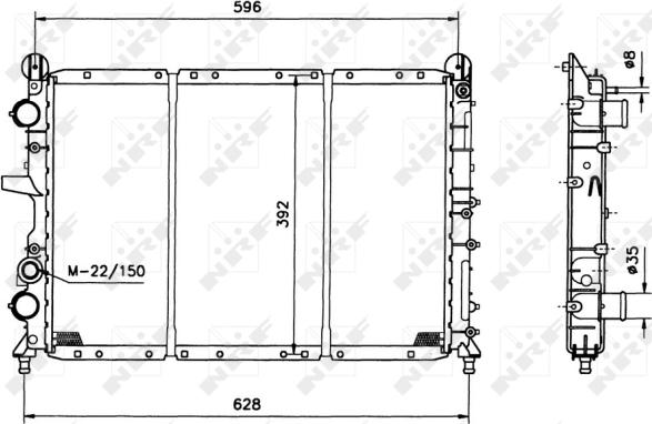 Wilmink Group WG1723150 - Радиатор, охлаждение двигателя autospares.lv