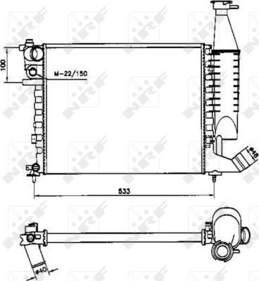 Wilmink Group WG1723169 - Радиатор, охлаждение двигателя autospares.lv