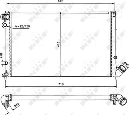 Wilmink Group WG1723109 - Радиатор, охлаждение двигателя autospares.lv