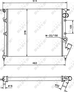 Wilmink Group WG1723136 - Радиатор, охлаждение двигателя autospares.lv