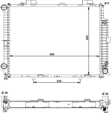 Wilmink Group WG1723132 - Радиатор, охлаждение двигателя autospares.lv