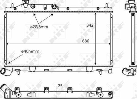 Wilmink Group WG1723340 - Радиатор, охлаждение двигателя autospares.lv