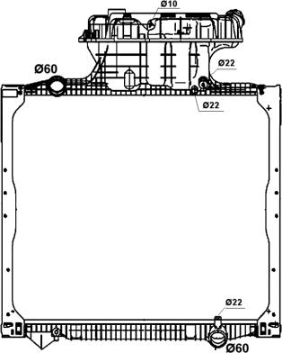 Wilmink Group WG1723249 - Радиатор, охлаждение двигателя autospares.lv