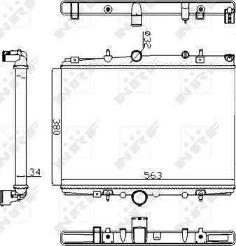 Wilmink Group WG1723266 - Радиатор, охлаждение двигателя autospares.lv