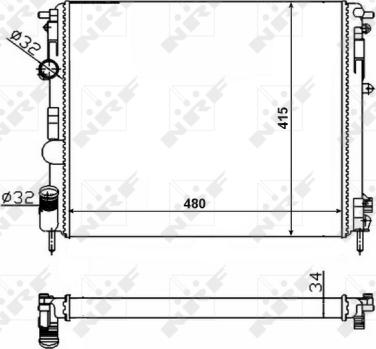 Wilmink Group WG1723208 - Радиатор, охлаждение двигателя autospares.lv