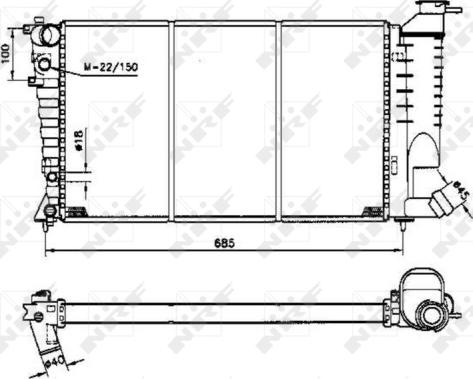 Wilmink Group WG1723218 - Радиатор, охлаждение двигателя autospares.lv