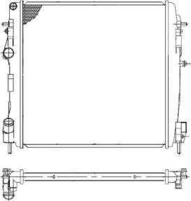 Wilmink Group WG1723276 - Радиатор, охлаждение двигателя autospares.lv