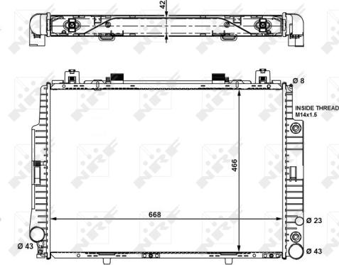 Wilmink Group WG1722919 - Радиатор, охлаждение двигателя autospares.lv