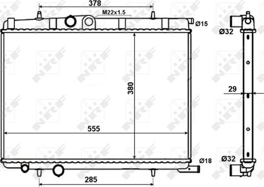 Wilmink Group WG1722982 - Радиатор, охлаждение двигателя autospares.lv