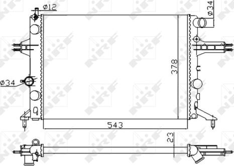 Wilmink Group WG1722465 - Радиатор, охлаждение двигателя autospares.lv