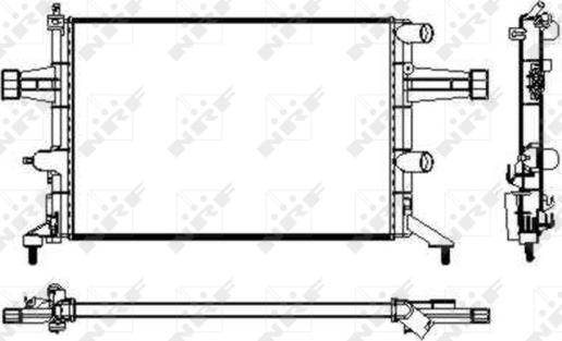 Wilmink Group WG1722466 - Радиатор, охлаждение двигателя autospares.lv