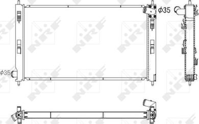 Wilmink Group WG1722572 - Радиатор, охлаждение двигателя autospares.lv