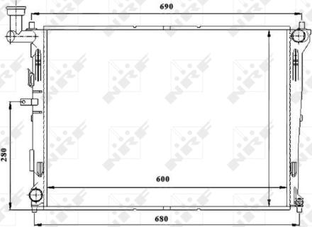 Wilmink Group WG1722650 - Радиатор, охлаждение двигателя autospares.lv