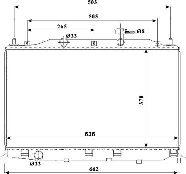 Wilmink Group WG1722629 - Радиатор, охлаждение двигателя autospares.lv