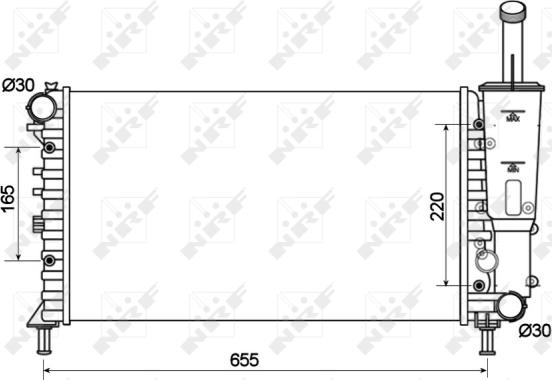 Wilmink Group WG1722060 - Радиатор, охлаждение двигателя autospares.lv