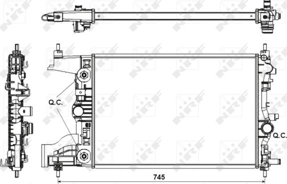 Wilmink Group WG1722089 - Радиатор, охлаждение двигателя autospares.lv