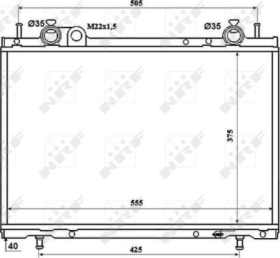 Wilmink Group WG1722134 - Радиатор, охлаждение двигателя autospares.lv