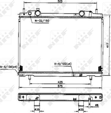 Wilmink Group WG1722133 - Радиатор, охлаждение двигателя autospares.lv