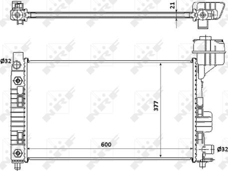 Wilmink Group WG1722893 - Радиатор, охлаждение двигателя autospares.lv