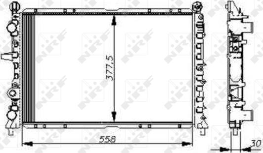 Wilmink Group WG1722841 - Радиатор, охлаждение двигателя autospares.lv