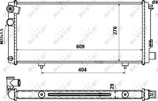 Wilmink Group WG1722852 - Радиатор, охлаждение двигателя autospares.lv