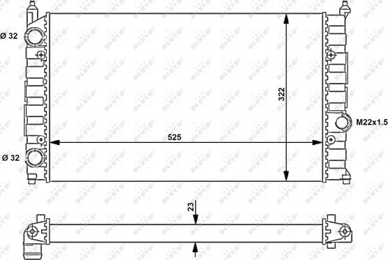 Wilmink Group WG1722889 - Радиатор, охлаждение двигателя autospares.lv