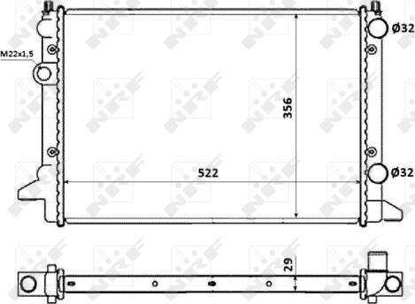 Wilmink Group WG1722882 - Радиатор, охлаждение двигателя autospares.lv