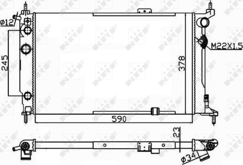 Wilmink Group WG1722836 - Радиатор, охлаждение двигателя autospares.lv