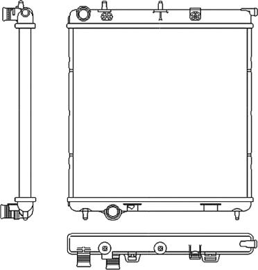 Wilmink Group WG1722397 - Радиатор, охлаждение двигателя autospares.lv