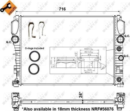 Wilmink Group WG1722302 - Радиатор, охлаждение двигателя autospares.lv