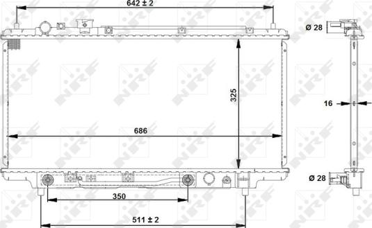 Wilmink Group WG1722385 - Радиатор, охлаждение двигателя autospares.lv