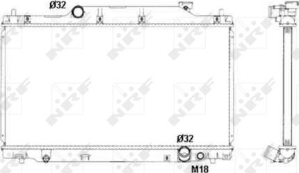 Wilmink Group WG1722320 - Радиатор, охлаждение двигателя autospares.lv