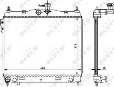 Wilmink Group WG1722243 - Радиатор, охлаждение двигателя autospares.lv