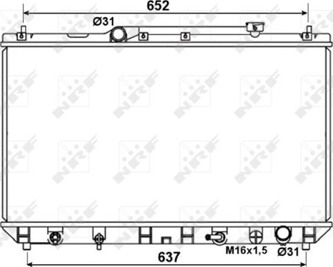 Wilmink Group WG1722256 - Радиатор, охлаждение двигателя autospares.lv