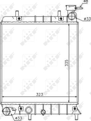 Wilmink Group WG1722258 - Радиатор, охлаждение двигателя autospares.lv