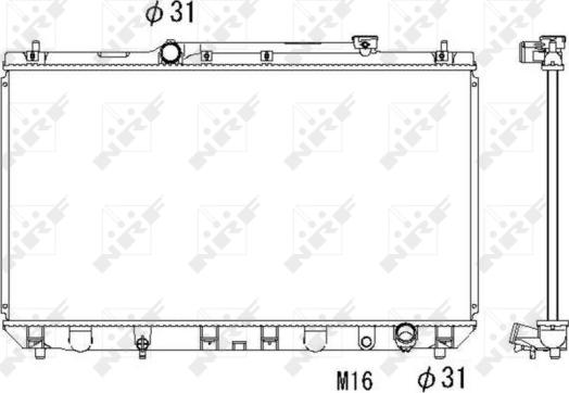 Wilmink Group WG1722200 - Радиатор, охлаждение двигателя autospares.lv