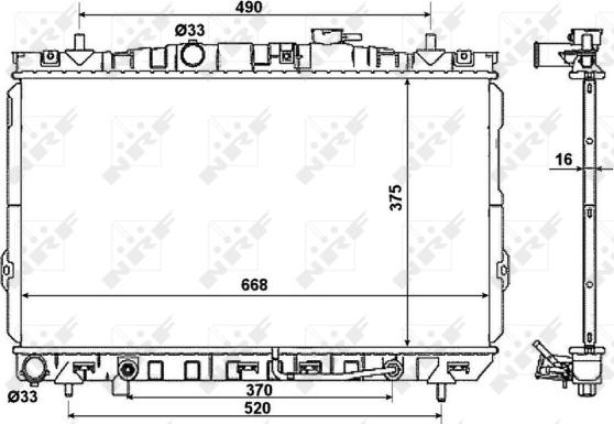 Wilmink Group WG1722238 - Радиатор, охлаждение двигателя autospares.lv