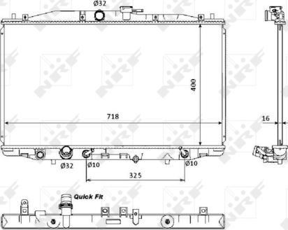 Wilmink Group WG1722274 - Радиатор, охлаждение двигателя autospares.lv