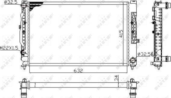 Wilmink Group WG1722749 - Радиатор, охлаждение двигателя autospares.lv