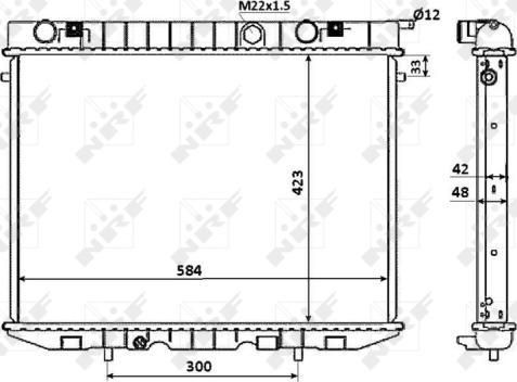 Wilmink Group WG1722744 - Радиатор, охлаждение двигателя autospares.lv