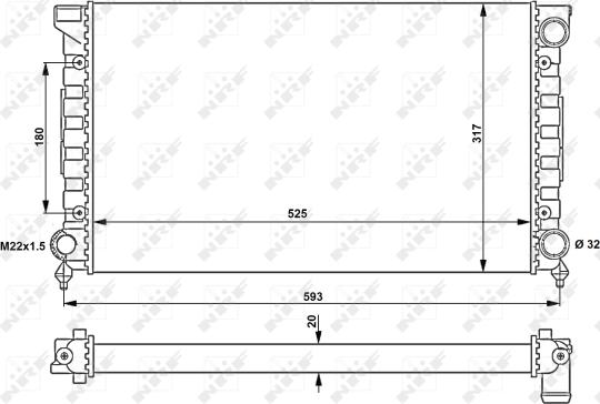 Wilmink Group WG1722747 - Радиатор, охлаждение двигателя autospares.lv