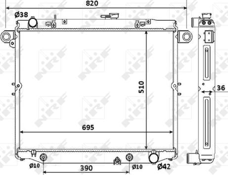 Wilmink Group WG1722719 - Радиатор, охлаждение двигателя autospares.lv