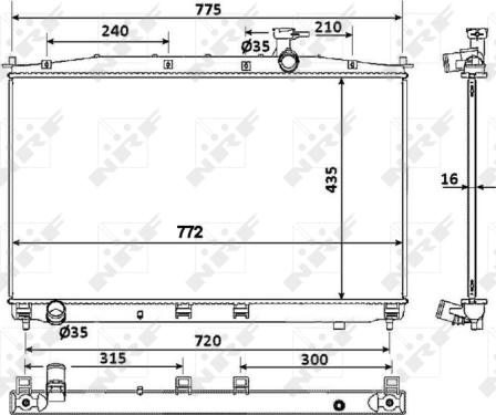 Wilmink Group WG1722739 - Радиатор, охлаждение двигателя autospares.lv