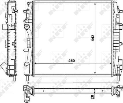 Wilmink Group WG1722736 - Радиатор, охлаждение двигателя autospares.lv