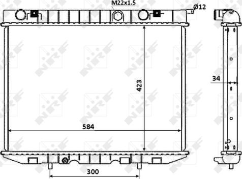 Wilmink Group WG1722737 - Радиатор, охлаждение двигателя autospares.lv