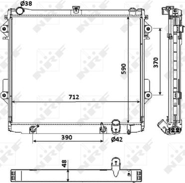 Wilmink Group WG1722723 - Радиатор, охлаждение двигателя autospares.lv