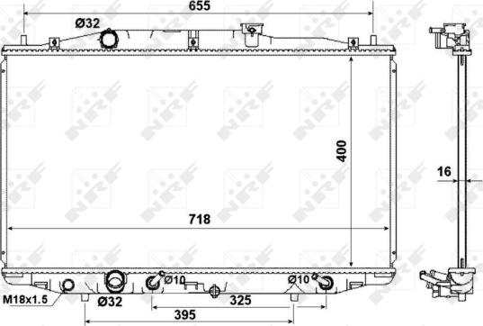 Wilmink Group WG1722774 - Радиатор, охлаждение двигателя autospares.lv