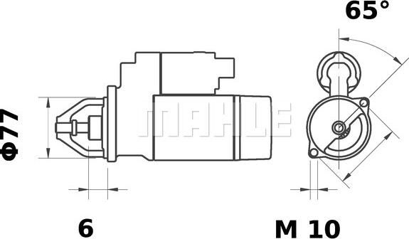 Wilmink Group WG2044991 - Стартер autospares.lv