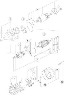 Wilmink Group WG2044940 - Стартер autospares.lv